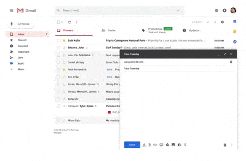 Presis - G Suite - de nieuwe Gmail 5 features - Smart Compose