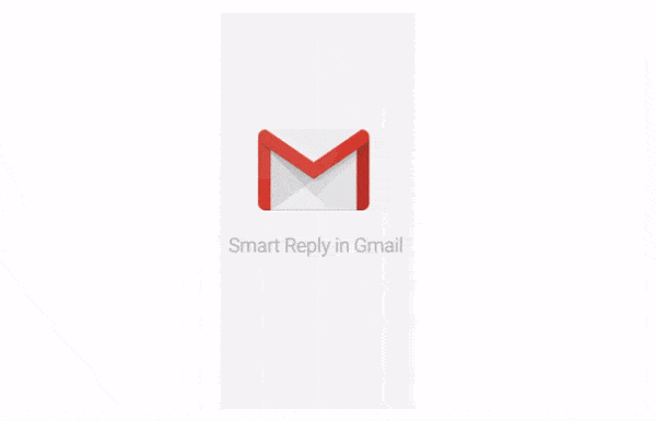 GIF Presis - G Suite - de nieuwe Gmail 5 features - Smart reply