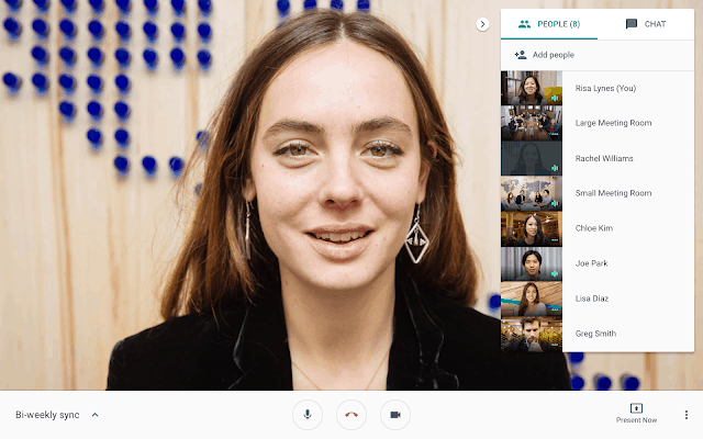 Presis - G Suite - Hangouts video meeting deelnemer toevoegen