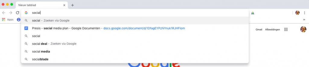 Presis - G Suite - Efficientie - Zoeken Google Drive URL balk