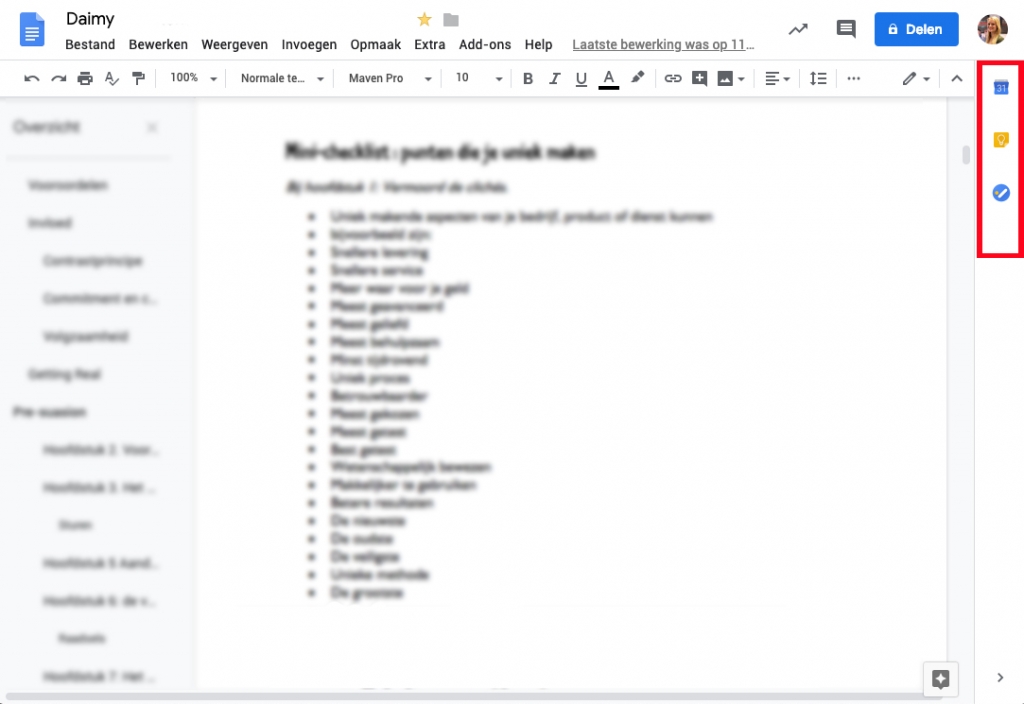 Presis - Google G Suite - Zijmenu Google Drive - Documenten