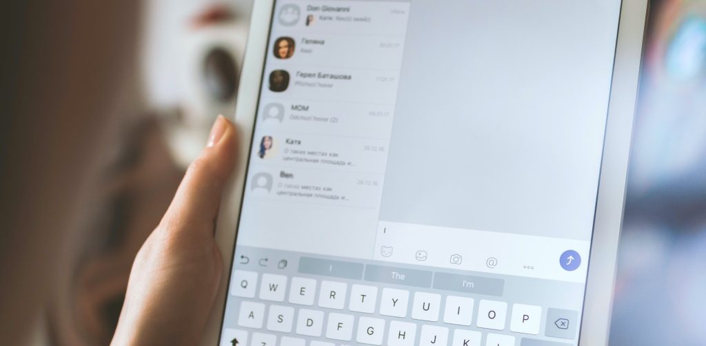 Presis zakelijk chatten header