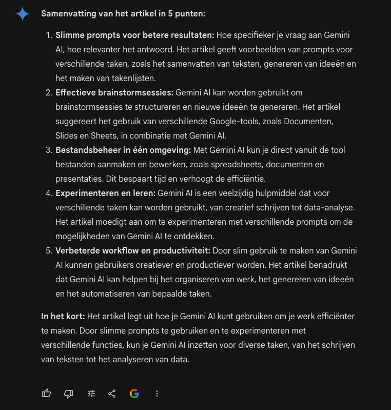 Gemini-voorbeeld-samenvatting