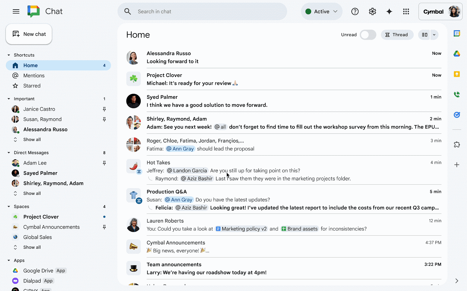 Presis - Overzichtelijk werken in Google Chat 1