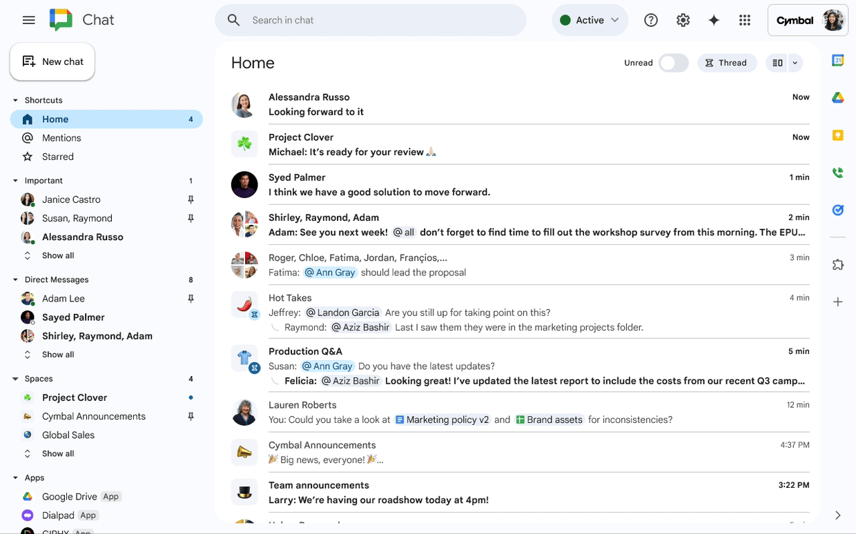 Presis - Overzichtelijk werken in Google Chat 2