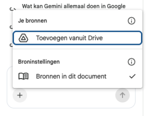 Presis - Google Documenten -grenzen opleggen gemini
