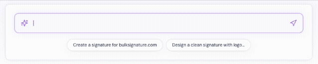 Presis Bulksignature - AI Design